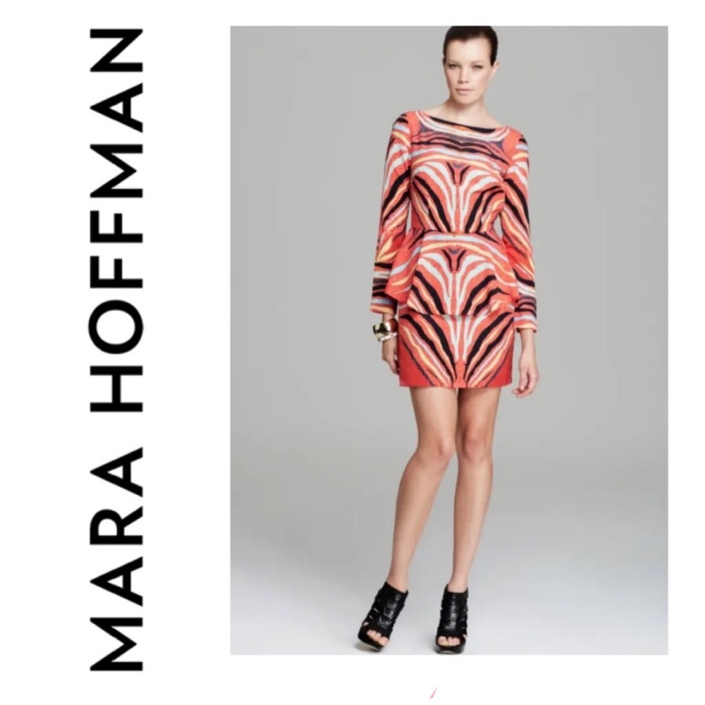 Mara Hoffman Peplum Flounce Mini